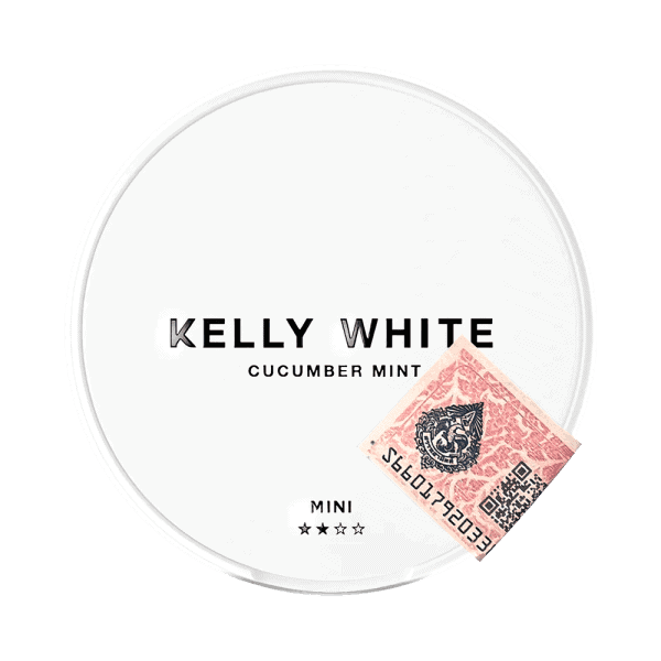 KELLY WHITE Cucumber Mint MINI – Fresh Nicotine Pouches